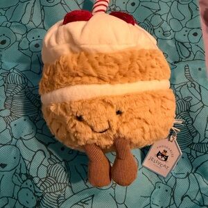 Jellycat Amuseables Birthday Cake NWT & bag